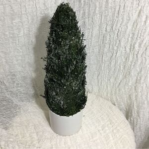 Simple "Christmas " Small Pine Tree Decor Piece